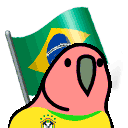 brazilian fan parrot Slack emoji
