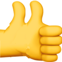 thumbs ups Slack emoji