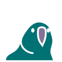 inverse parrot Slack emoji