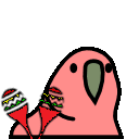 maracas parrot Slack emoji