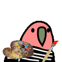 picasso parrot Slack emoji