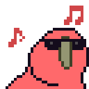 rythmical parrot Slack emoji