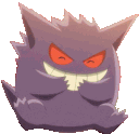gengar laughq Slack emoji
