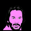 partykeanu Slack emoji