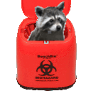 lab raccoon Slack emoji