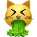 cat vomiting Slack emoji