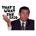 thats what she said Slack emoji