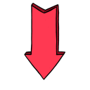 arrow down Slack emoji