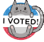 cat i voted Slack emoji