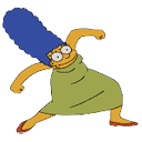 marge simpson krumping Slack emoji