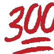 300 red double underline Slack emoji