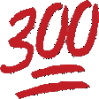 300 red double underline Slack emoji