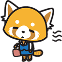 aggretsuko metal Slack emoji