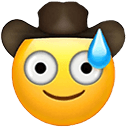 cowboy mild panic Slack emoji