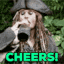 jack sparrow cheers Slack emoji