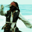 jack sparrow run Slack emoji