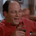george cheers point Slack emoji