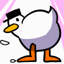 ducky booty dance Slack emoji