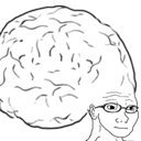 big brain meme Slack emoji