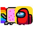 nyan cat is sus Slack emoji