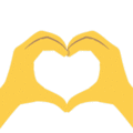 heart hands Slack emoji