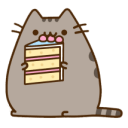 pusheen cake cat Slack emoji