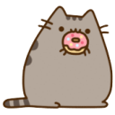 pusheen donut cat Slack emoji