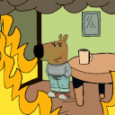 chill guy this is fine Slack emoji