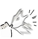 ghost flying surprise Slack emoji