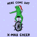 here come dat xmas cheer Slack emoji