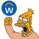 old man yells at workday Slack emoji