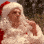 bad santa drinking Slack emoji