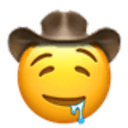 drooling cowboy Slack emoji