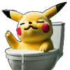 pikachu toilet Slack emoji