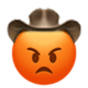 enraged cowboy Slack emoji