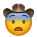 fearful cowboy Slack emoji