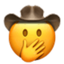gasping cowboy Slack emoji