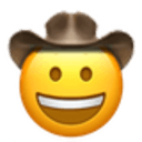 happy cowboy Slack emoji