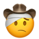 injured cowboy Slack emoji
