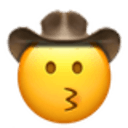 kissing cowboy Slack emoji