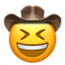 laughing cowboy Slack emoji