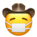 mask cowboy Slack emoji