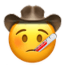 sick cowboy Slack emoji