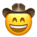 smiling cowboy Slack emoji