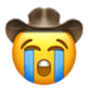 sobbing cowboy Slack emoji