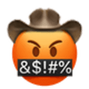 sweaing cowboy Slack emoji