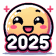 cute smiling 2025 ball Slack emoji