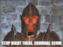 stop right there you criminal scum Slack emoji