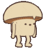 mushroom sweating Slack emoji