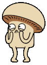 mushroom nervous Slack emoji